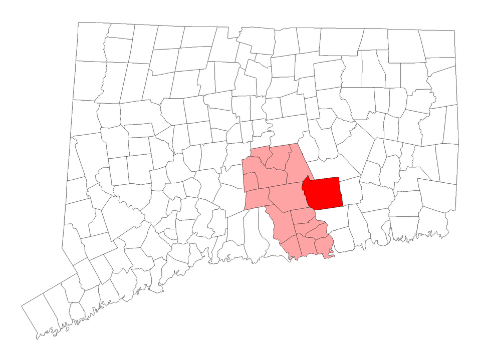 Map of East Haddam