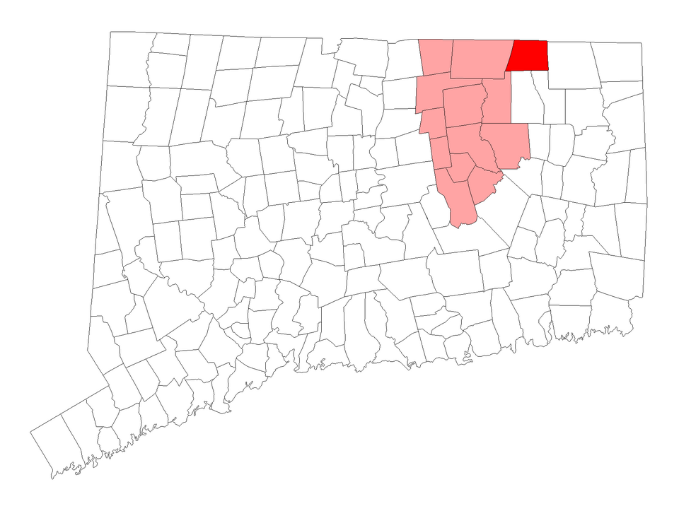 Locator map of Union