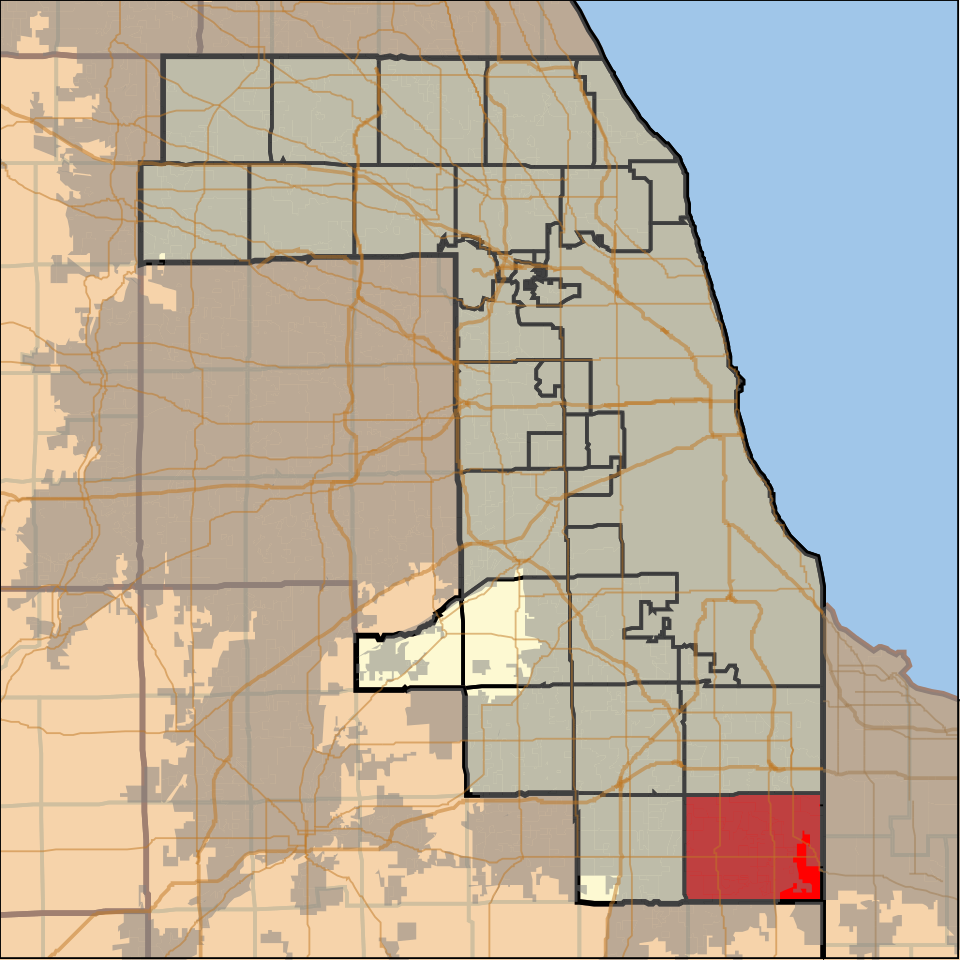 Locator map of Bloom