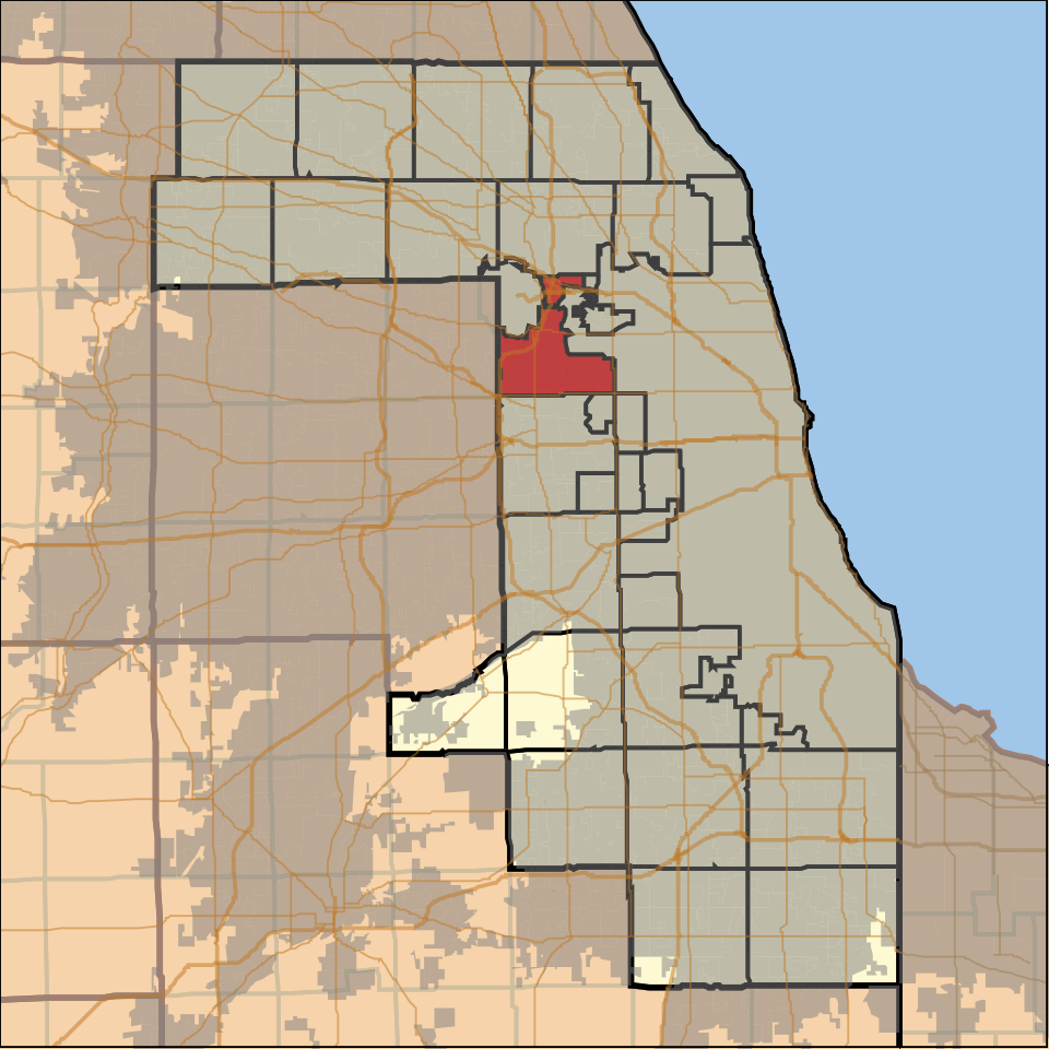 Locator map of Leyden