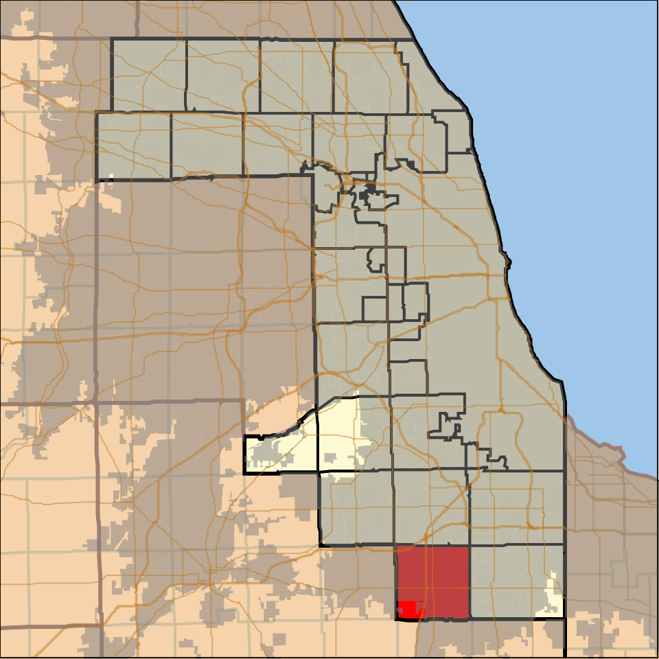 Locator map of Rich