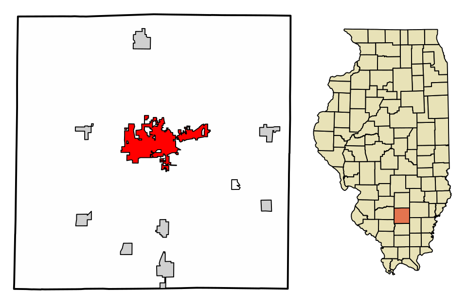 Locator map of Mount Vernon