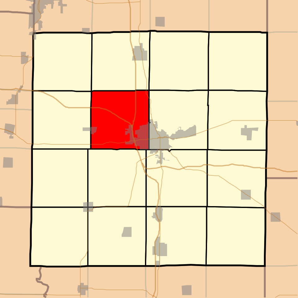 Locator map of Shiloh