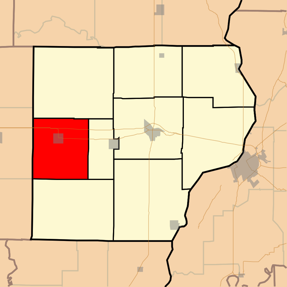 Locator map of Christy
