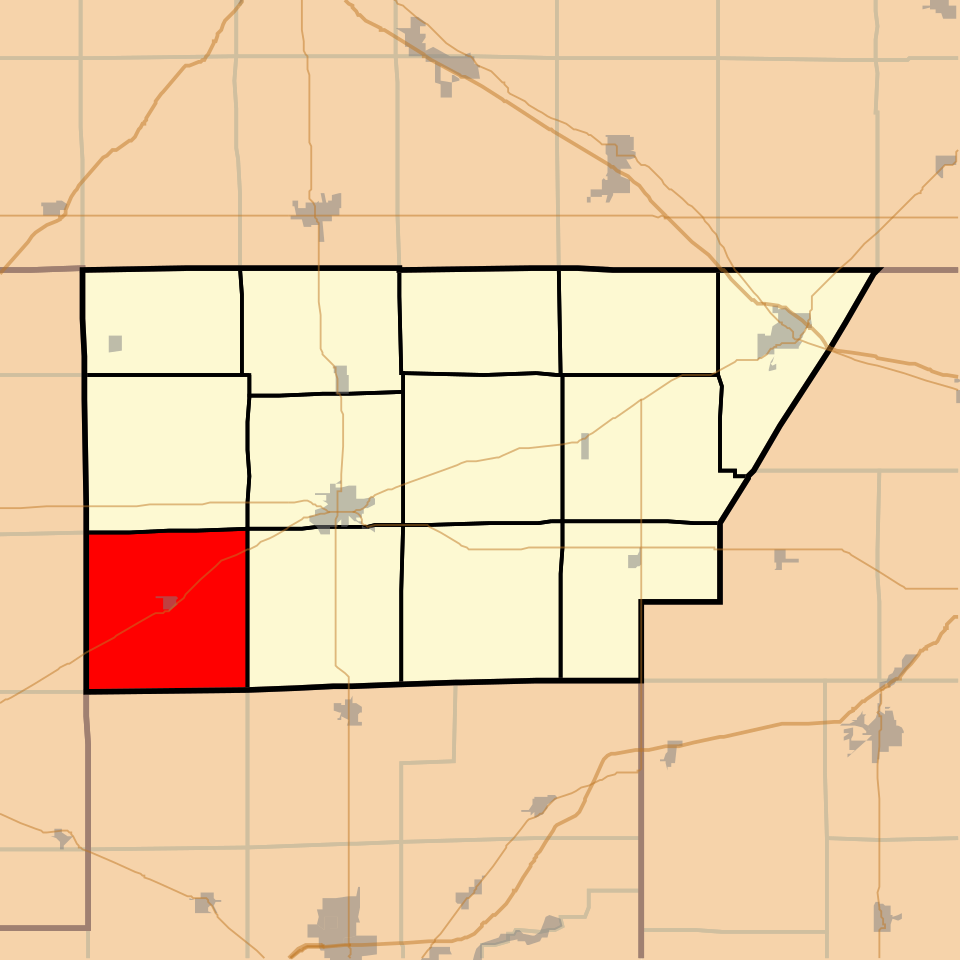 Locator map of Tunbridge
