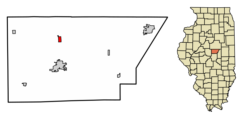 Locator map of Wapella