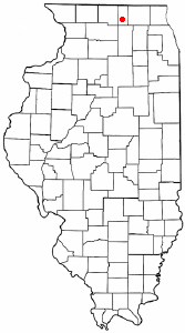 Locator map of Belvidere