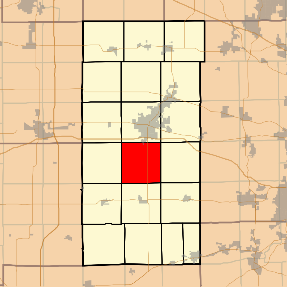 Locator map of Afton