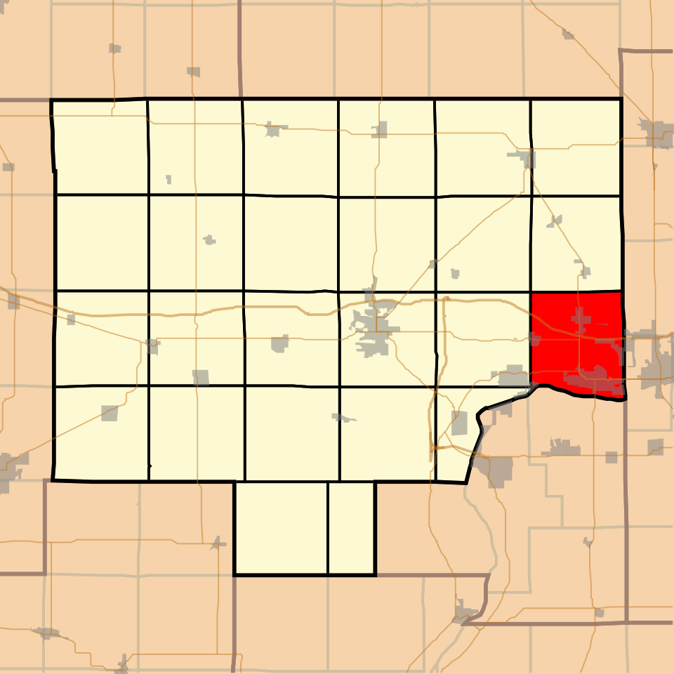 Locator map of Hall