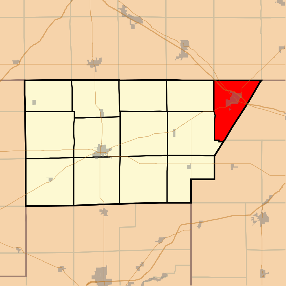 Locator map of Santa Anna