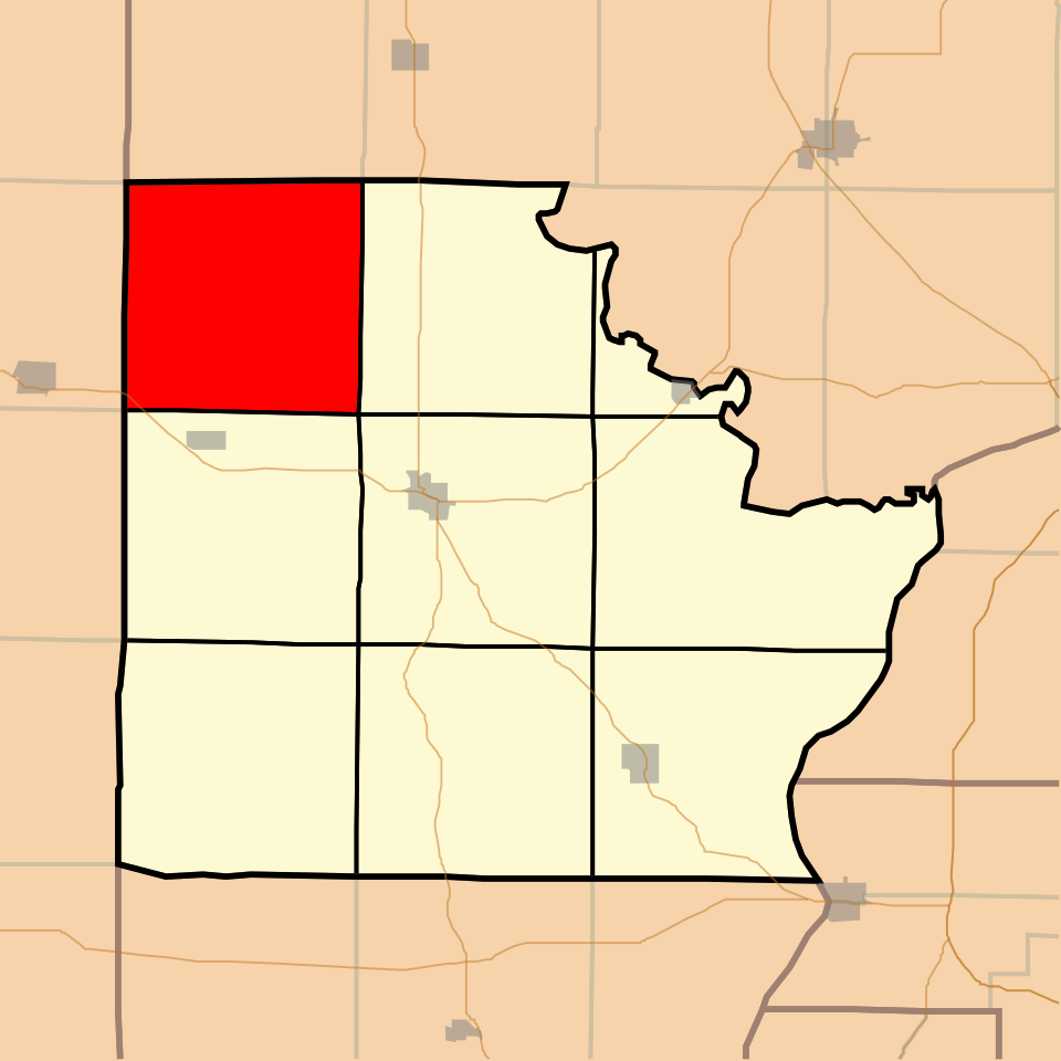 Locator map of Pea Ridge