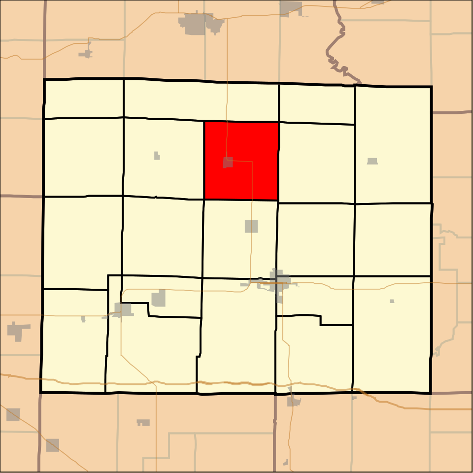 Locator map of Bedford