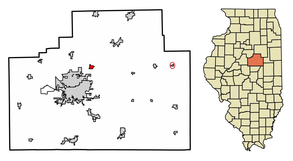 Locator map of Towanda