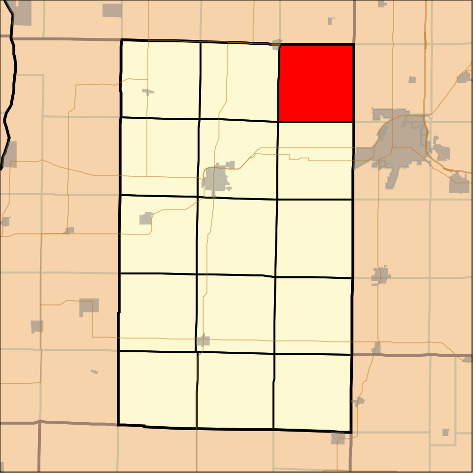 Locator map of Kelly