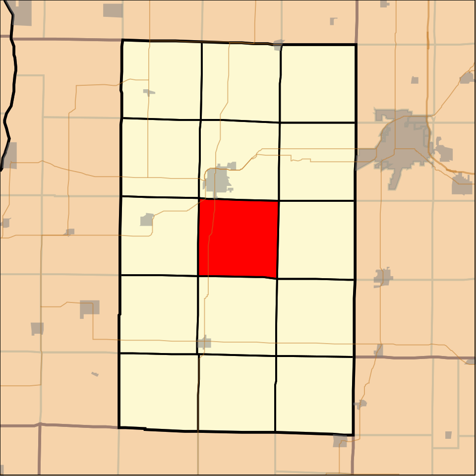 Locator map of Lenox