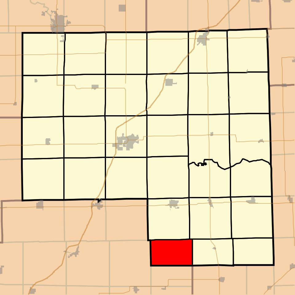 Locator map of Belle Prairie