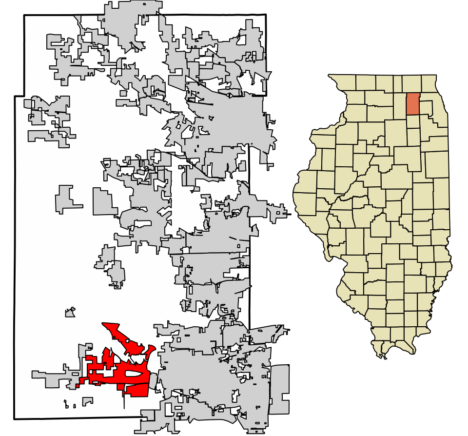 Locator map of Sugar Grove