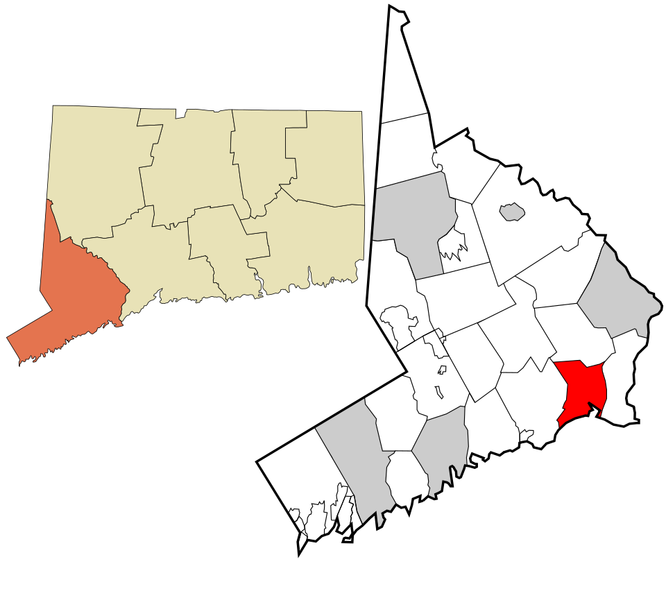 Locator map of Bridgeport