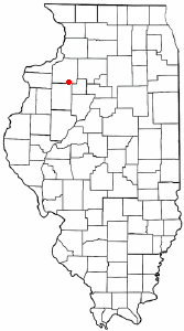 Locator map of Galva