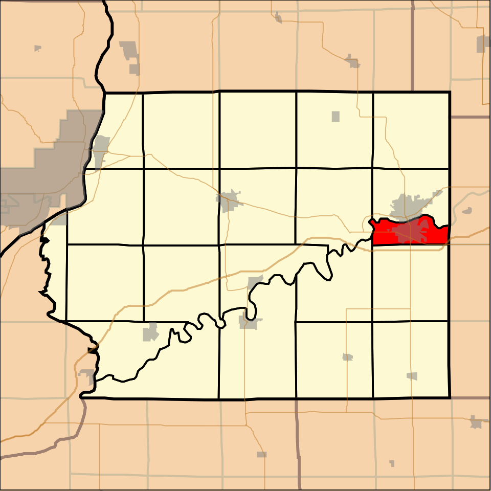 Map of Coloma