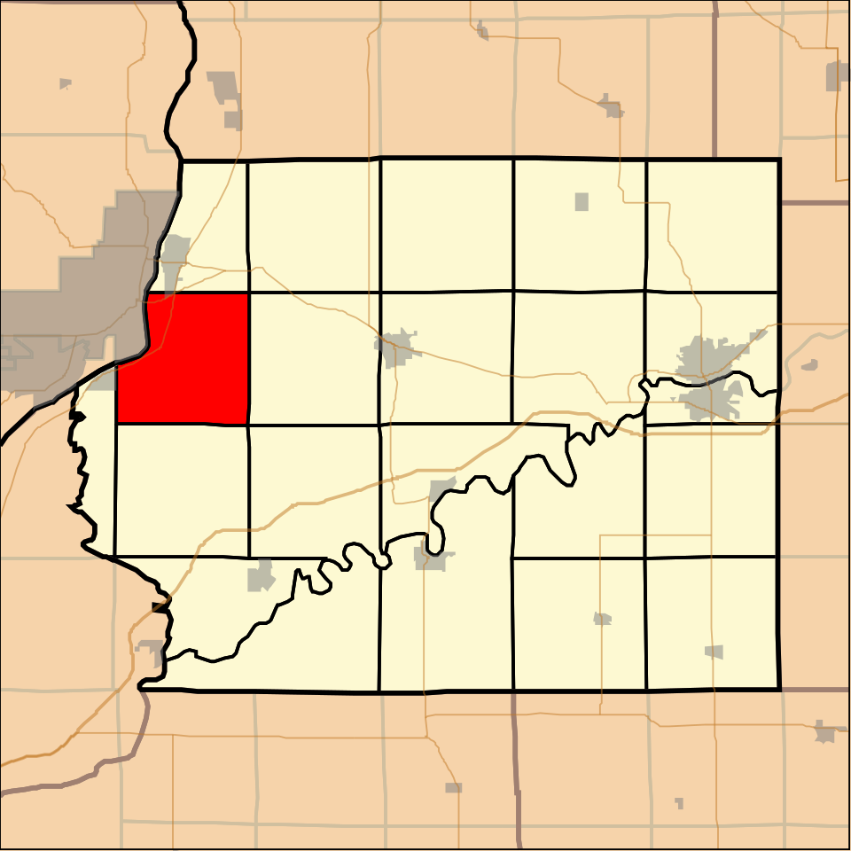 Locator map of Garden Plain
