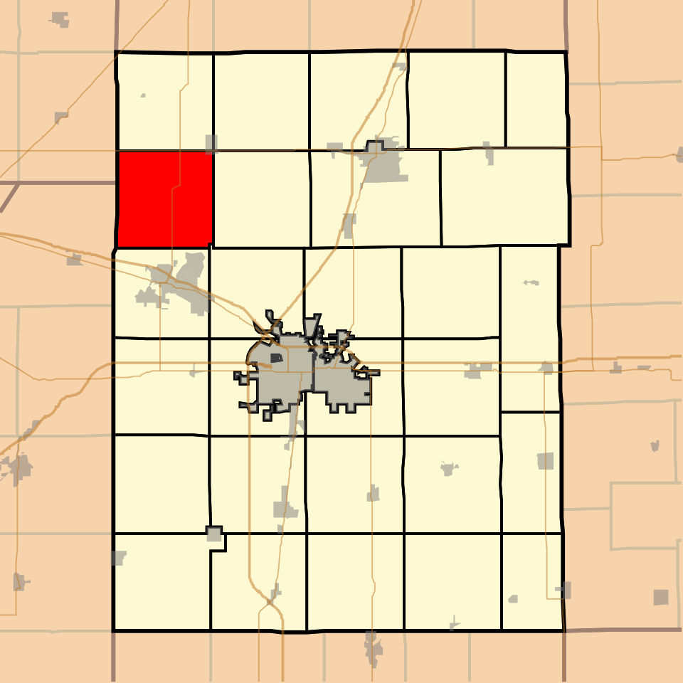 Locator map of Newcomb