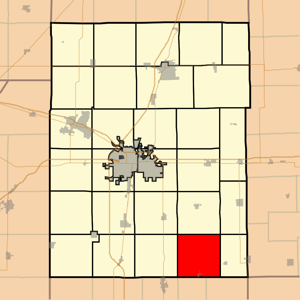 Locator map of Raymond