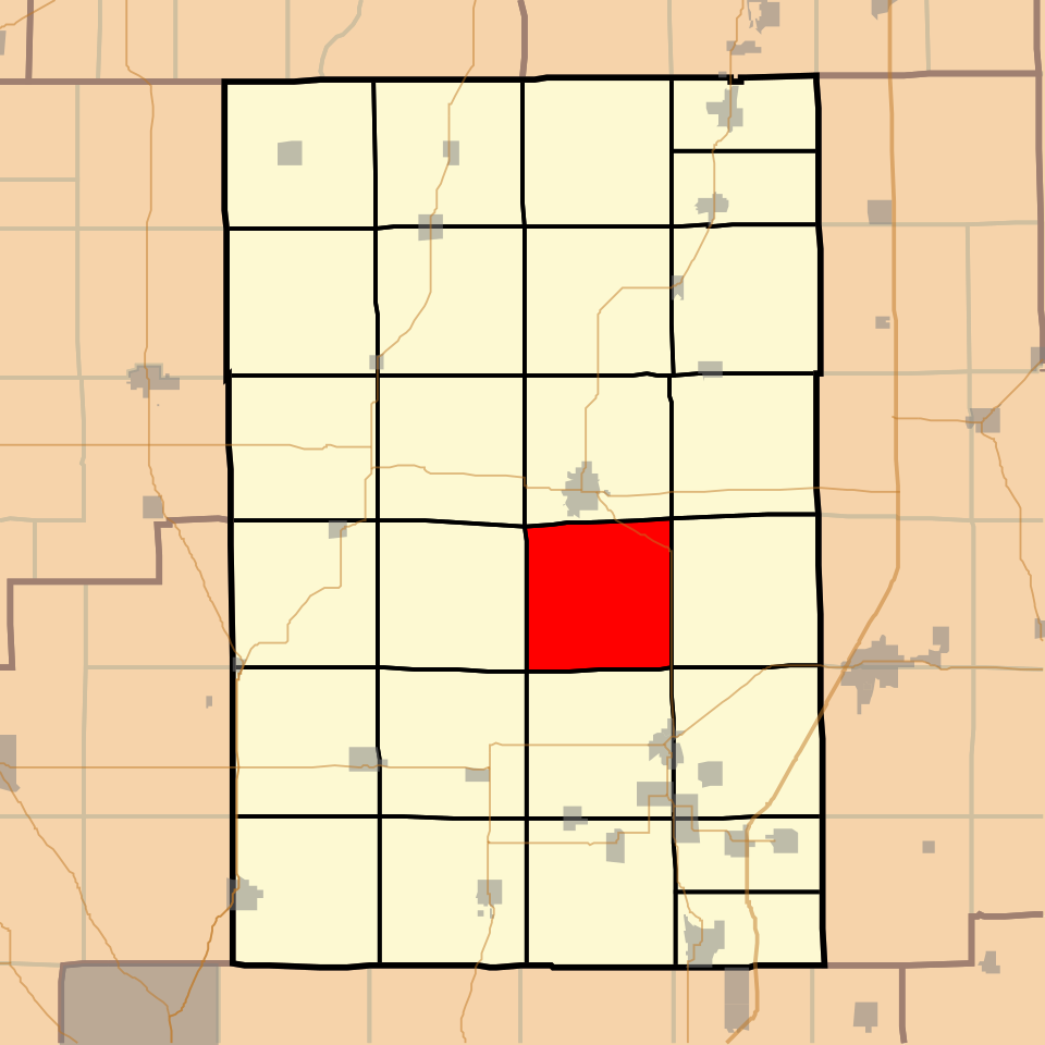Locator map of Brushy Mound