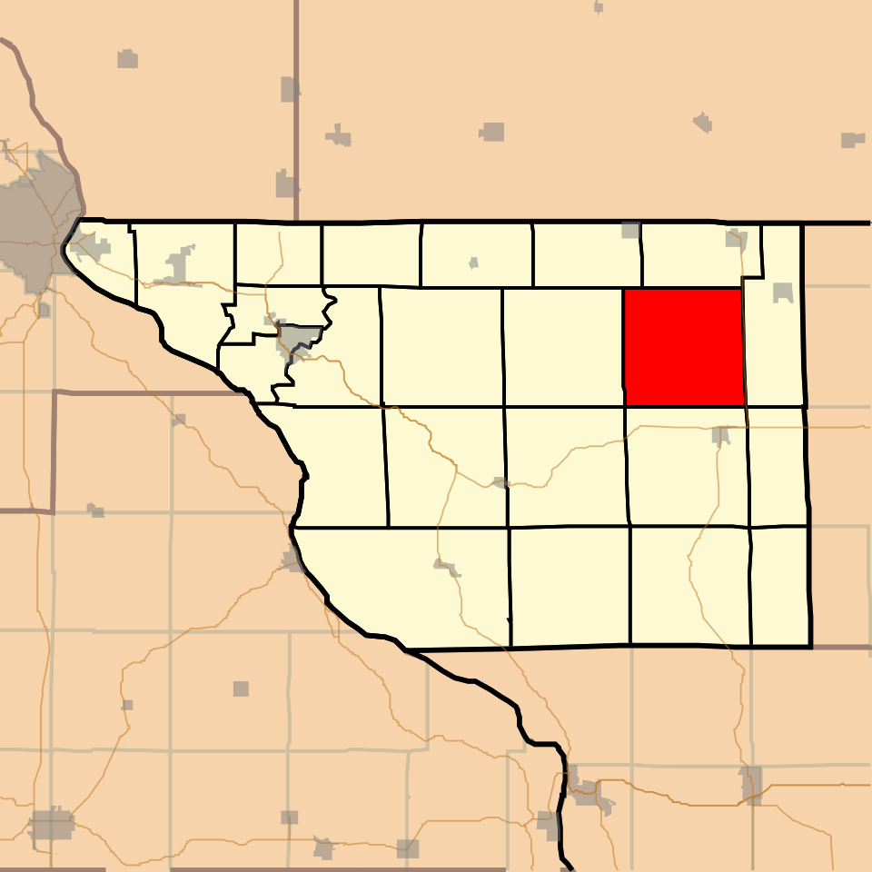 Locator map of Rush