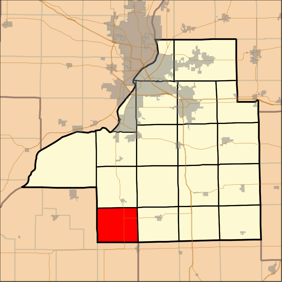 Locator map of Malone