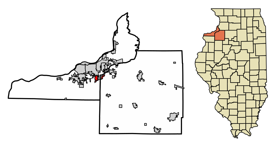 Locator map of Coal Valley