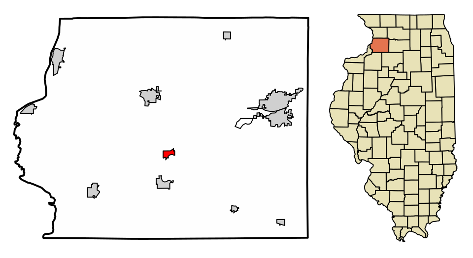 Locator map of Lyndon