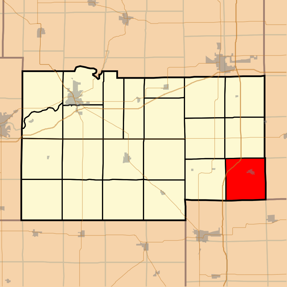 Locator map of Wyoming