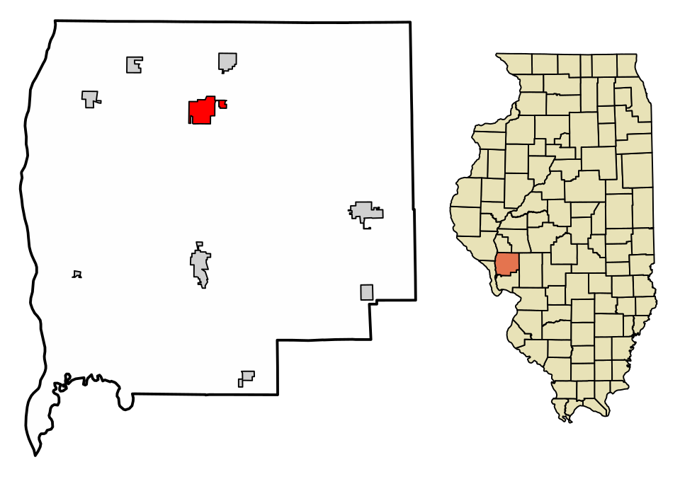Locator map of White Hall
