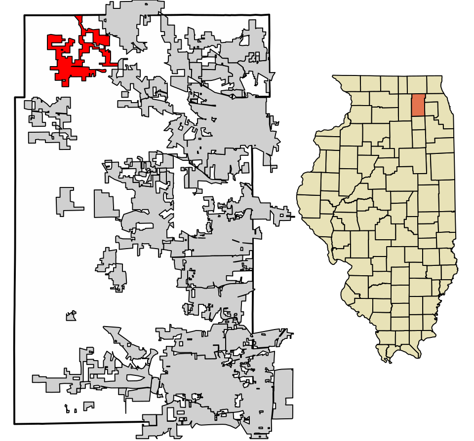 Locator map of Hampshire