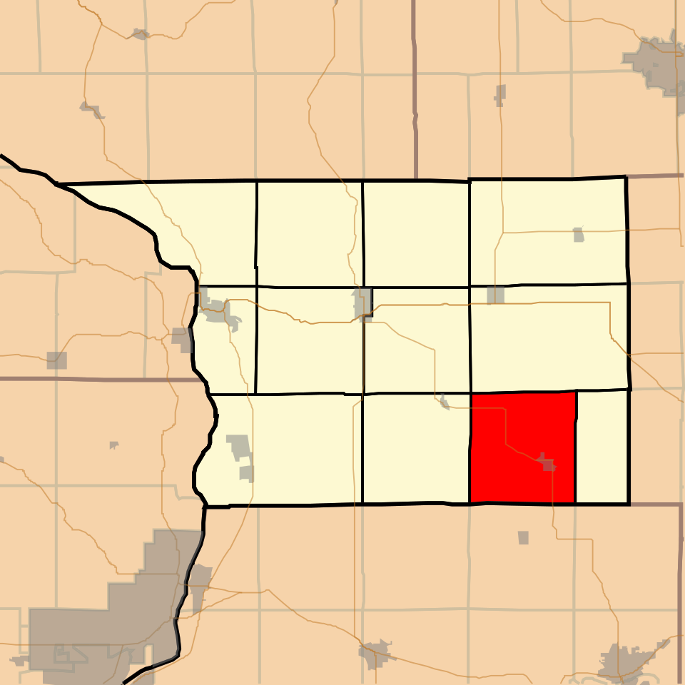 Locator map of Wysox