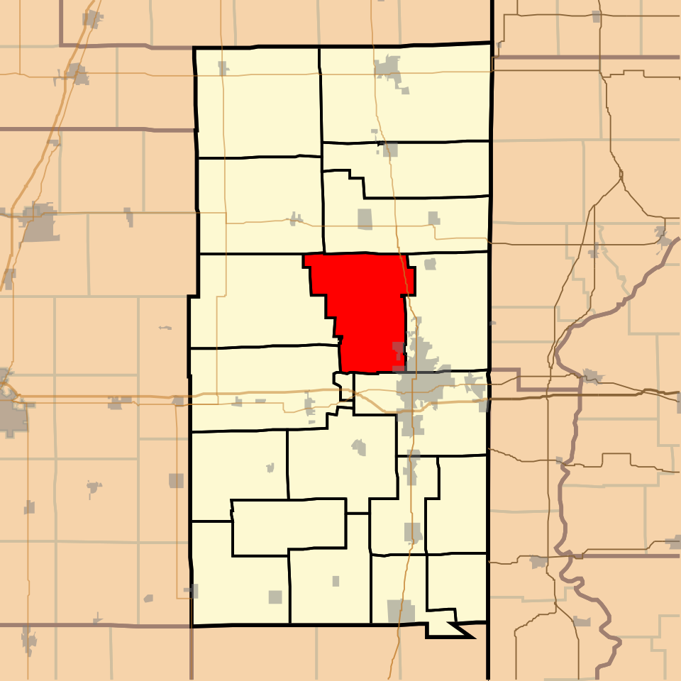 Locator map of Blount