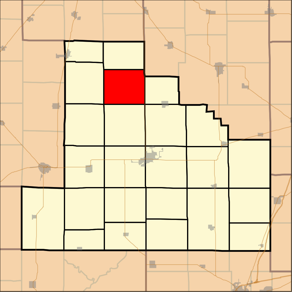 Locator map of Pickaway