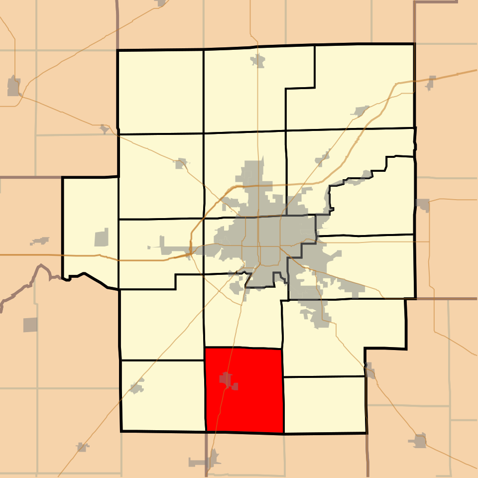 Locator map of South Macon