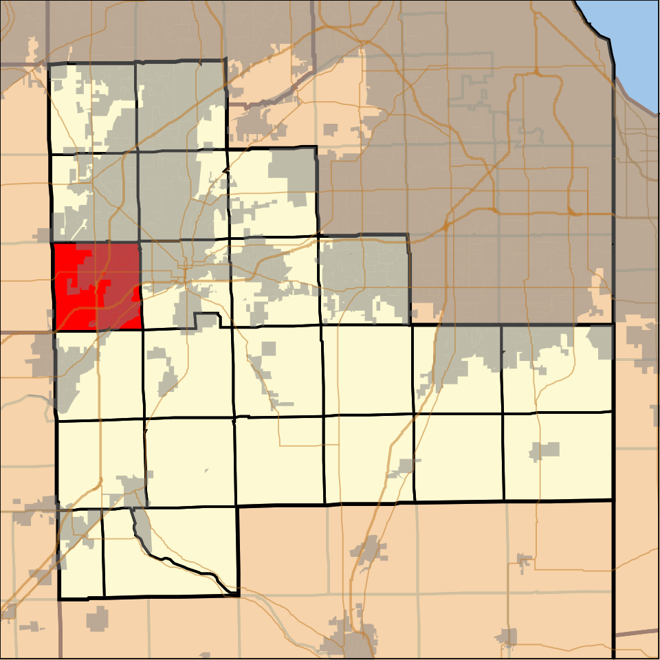 Locator map of Troy
