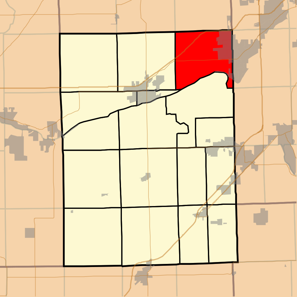 Locator map of Aux Sable