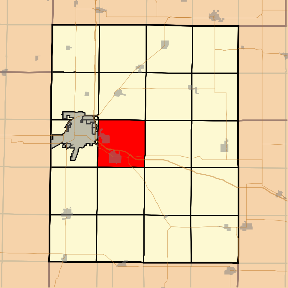 Locator map of Knox
