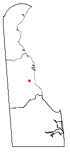 Locator map of Little Creek