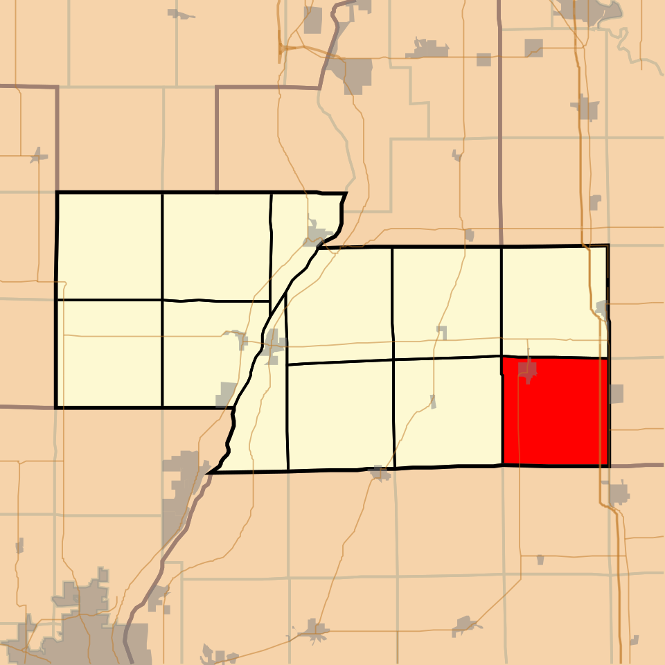 Locator map of Bennington