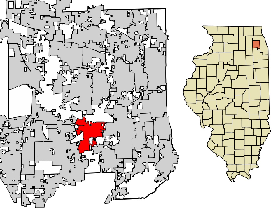 Locator map of Lisle