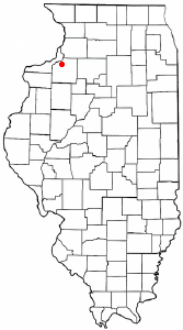 Locator map of Geneseo