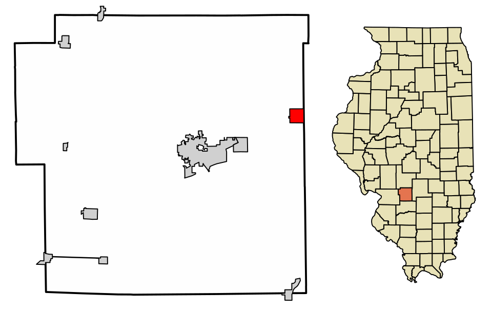 Locator map of Mulberry Grove
