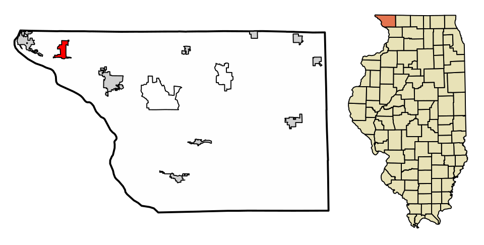 Locator map of Menominee