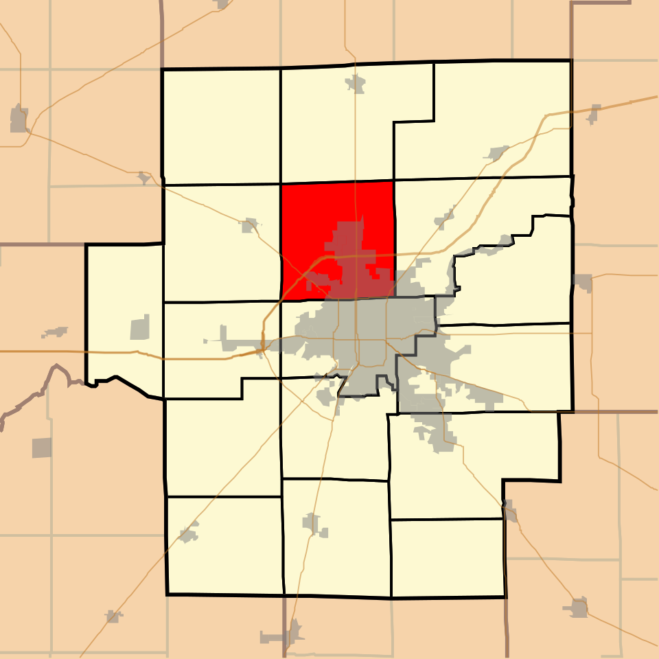 Locator map of Hickory Point