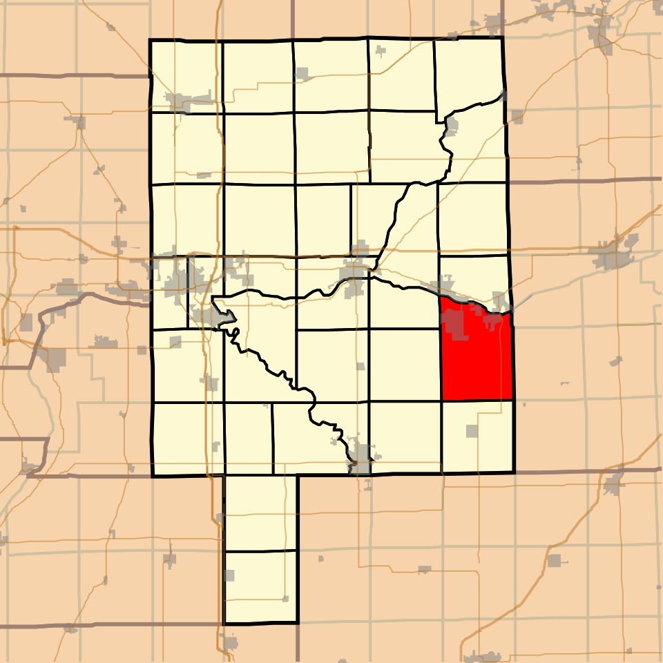Locator map of Brookfield